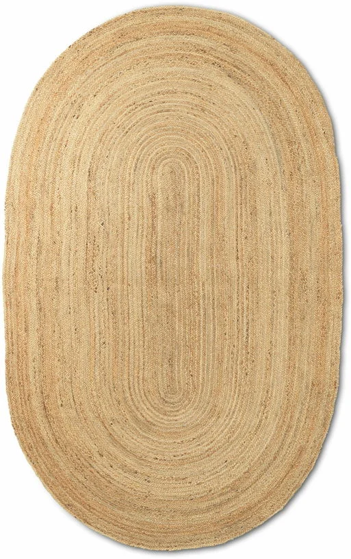 Tapis ovale naturel en jute 230x340 cm Eternal - Ferm Living