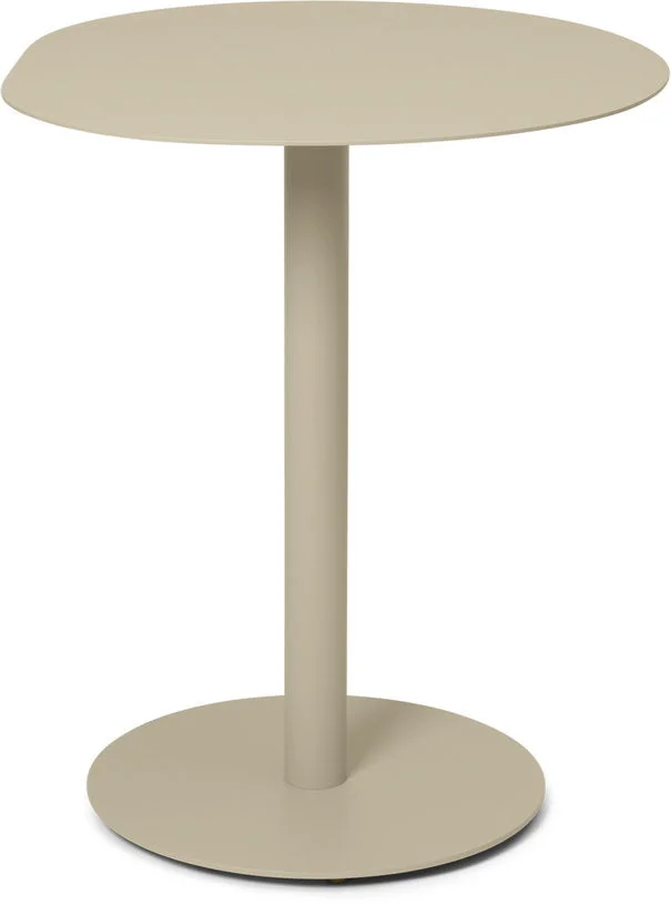 Table de bistro ronde en acier cachemire 64x72cm Pond - Ferm living