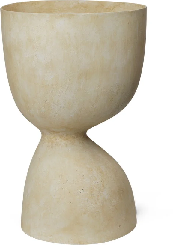 Pot en fibres de verre blanc 70cm Evoke - Ferm living