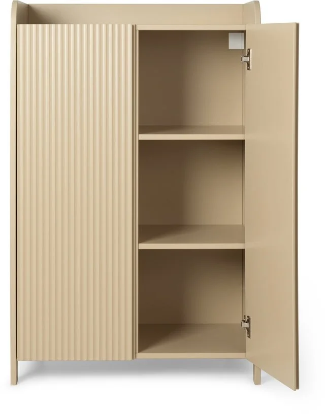 Armoire basse en bois cashmire 70x40x110cm Sill - Ferm Living
