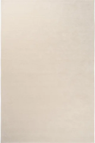 Tapis rectangulaire tufté en laine blanc 200x300cm Stille - Ferm living