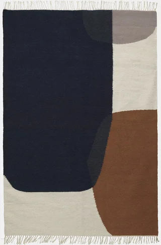 Tapis motifs géométriques 250 cm Kelim - Ferm Living
