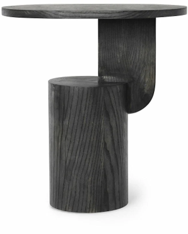 Table d'appoint en frêne teinté noir Insert - Ferm Living