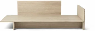 Lit une personne en bois de chêne vernis Kona - Ferm Living