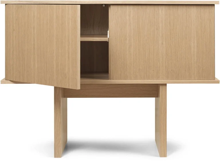 Commode en chêne naturel 100x72,5cm Stilt - Ferm Living
