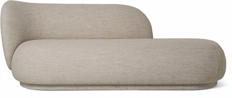 Canapé bouclé sable 190 cm Rico divan - Ferm living