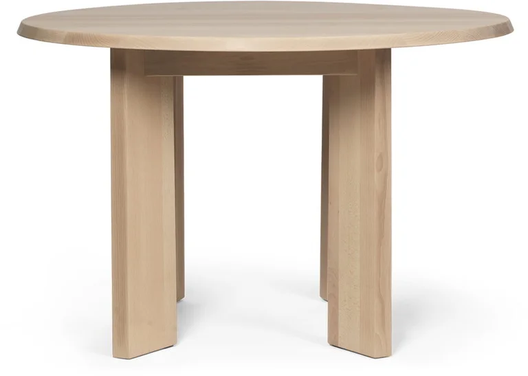 Table à manger organique en hêtre 115cm Tarn - Ferm living