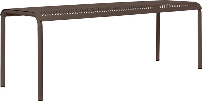Banc en fer chocolat 130x39x45cm Dapple - Ferm living