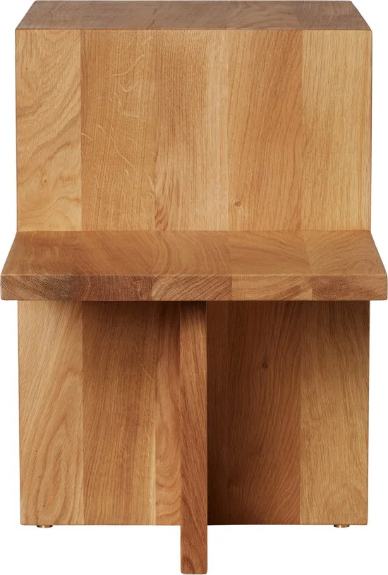 Table d'appoint en chêne 35x60x50cm - Ferm living