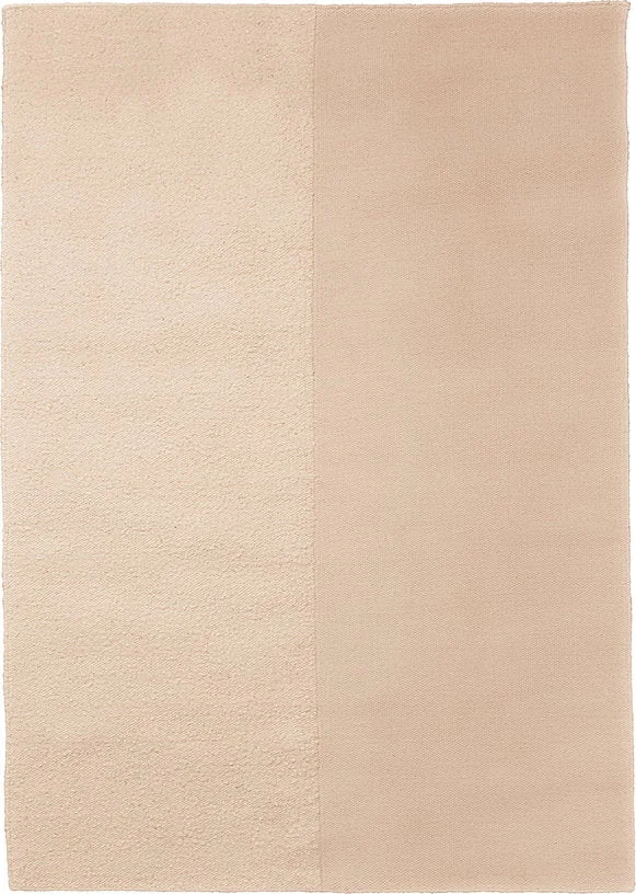 Tapis beige en laine et coton 170x240cm Kompliment - Ferm Living