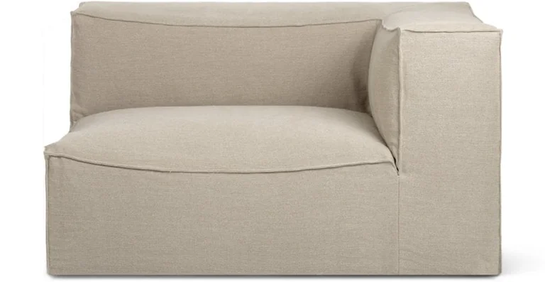 Module d'angle droit profond L 2 places beige Catena - Ferm Living