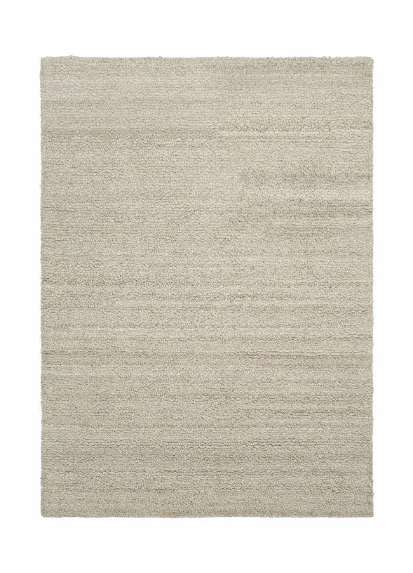 Tapis à boucle beige clair en laine 140x200 cm Shade - Ferm Living