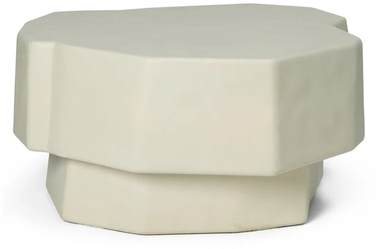Table basse en béton ivoire 84 cm Staffa - Ferm Living