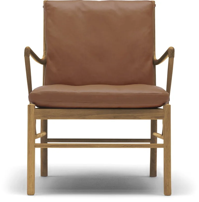 Fauteuil en chêne huilé et assise en cuir thor 307 85cm OW149 - Carl Hansen & Søn
