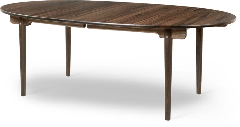 Table à manger ovale extensible en noyer huilé 115x200cm CH338 - Carl Hansen & Søn