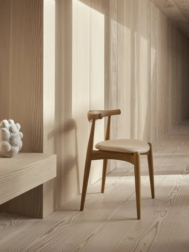 Chaise en chêne huilé et assise en cuir thor 307 72,5cm CH20 - Carl Hansen & Søn