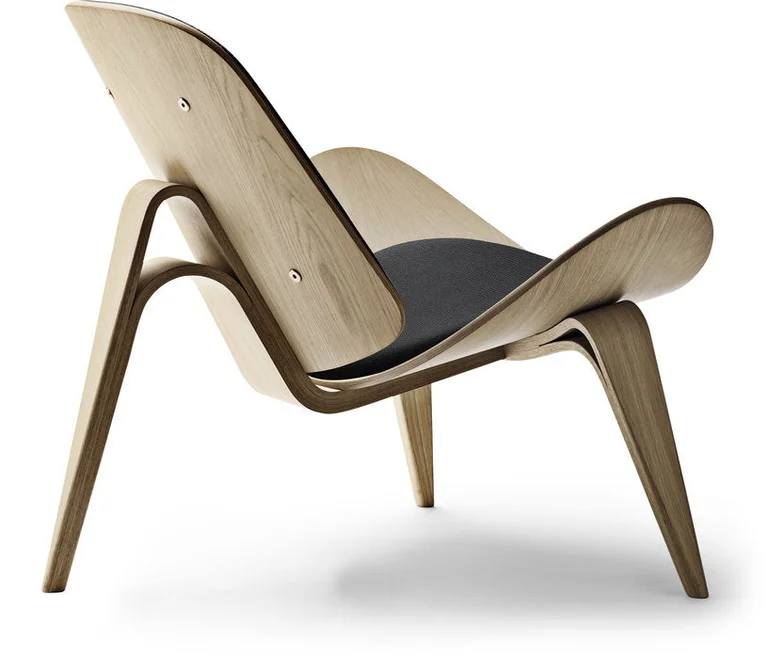 Fauteuil en chêne blanc huilé et assise thor 301 74cm CH07 - Carl Hansen & Søn