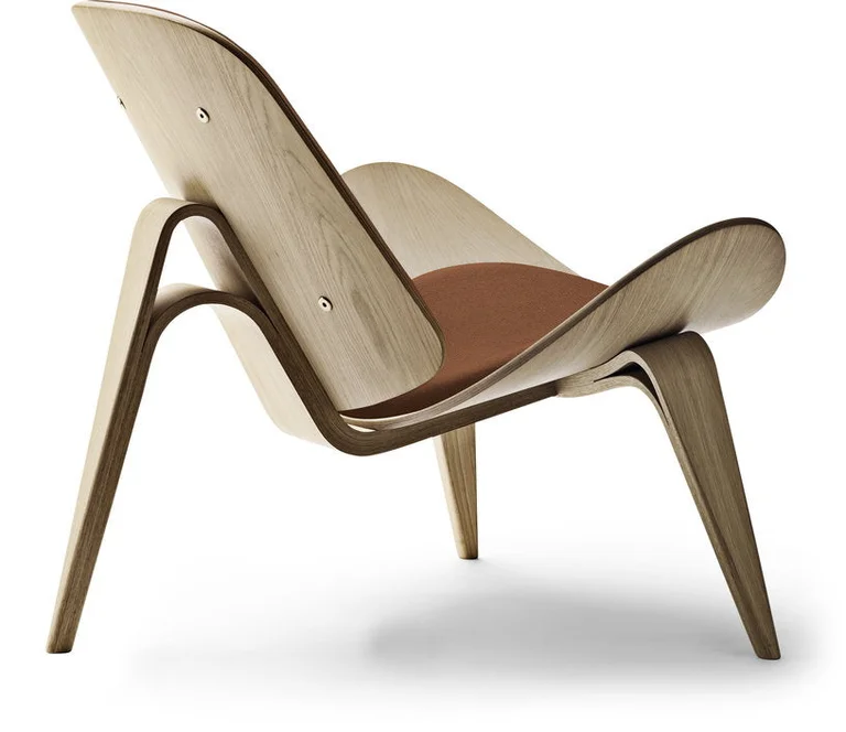 Fauteuil en chêne blanc huilé et assise thor 307 74cm CH07 - Carl Hansen & Søn