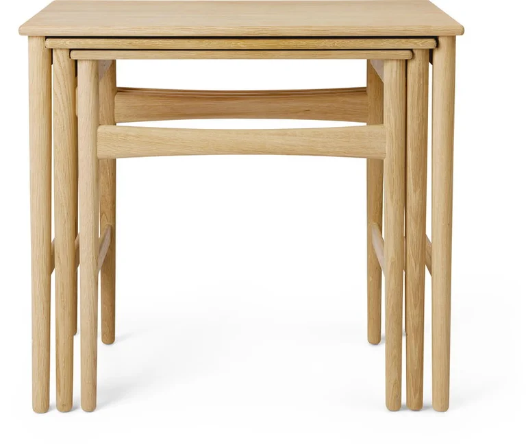 Table basse gigogne en chêne 52x48x34cm CH004 - Carl Hansen & Søn