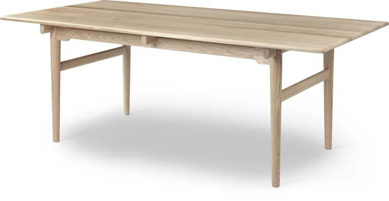 Table à manger rectangulaire en chêne savonné 190x95cm CH327 - Carl Hansen & Søn