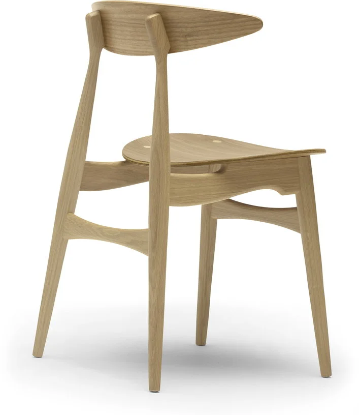 Chaise en chêne laqué 74cm CH33T - Carl Hansen & Søn