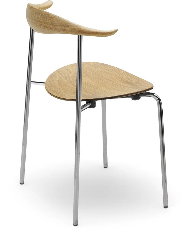 Chaise en chêne huilé et acier 76,5cm CH88T - Carl Hansen & Søn