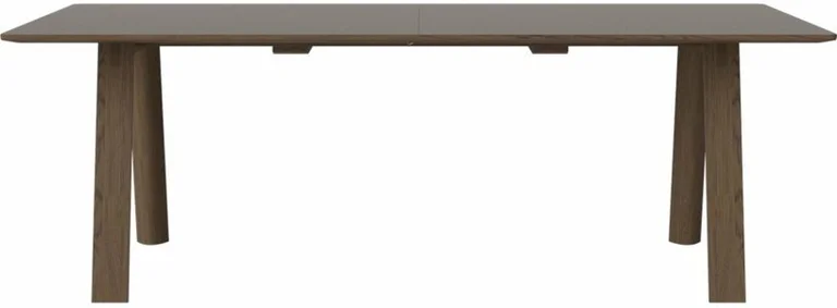 Table en chêne massif fumé huilé 100 x 220 cm Hill - Bolia