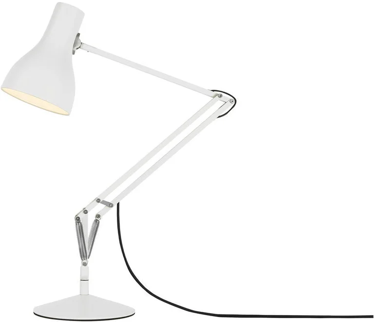 Lampe de bureau en aluminium blanc Type 75 - Anglepoise