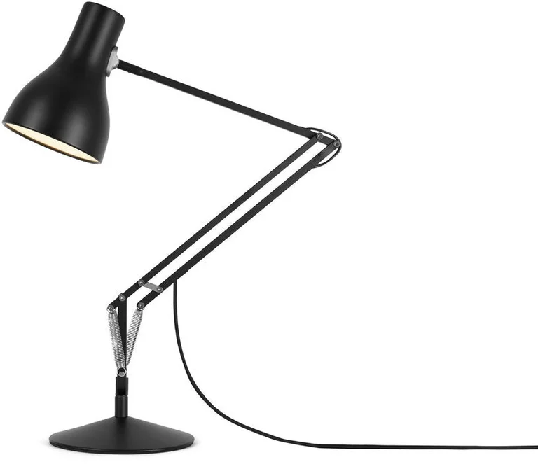 Lampe de bureau en aluminium noir Type 75 - Anglepoise