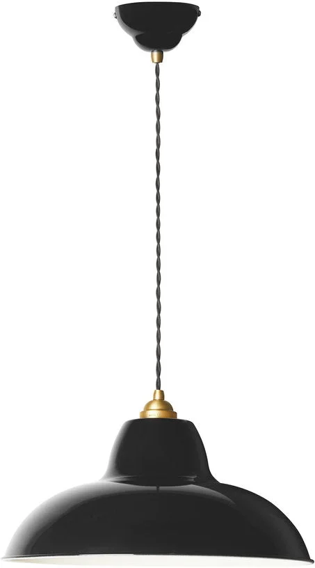 Suspension en laiton et acier noir Original 1227 Midi Wide - Anglepoise