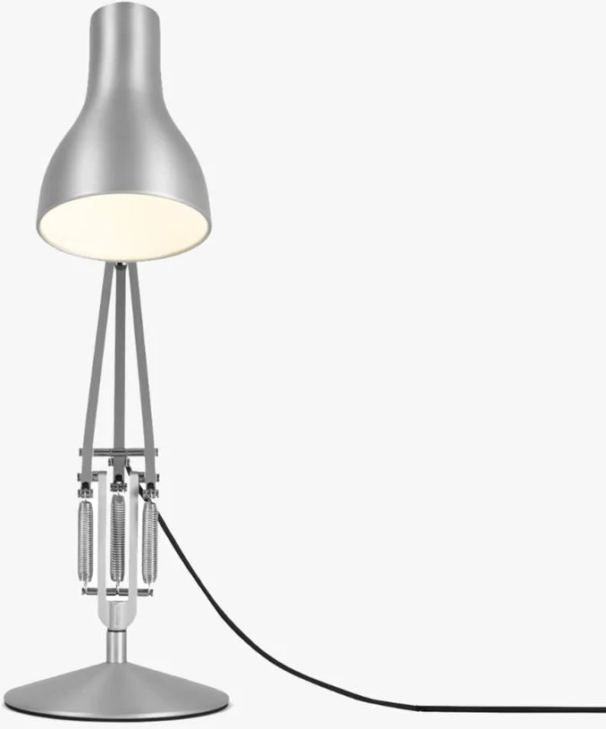 Lampe de bureau en acier lustré argenté Type 75™ - Anglepoise